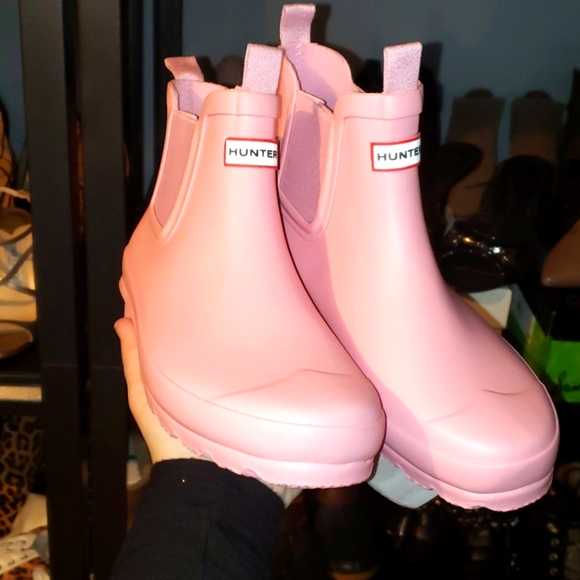 Hunter Other - Hunter Original Chelsea Rain Boots Foxglove Pink